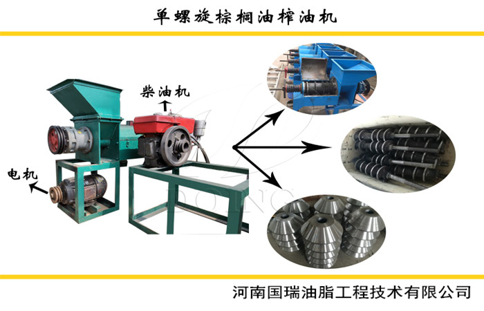 棕櫚單螺旋榨油機(jī)