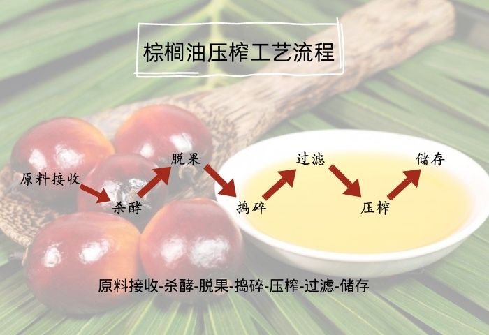 棕櫚油壓榨工藝流程圖