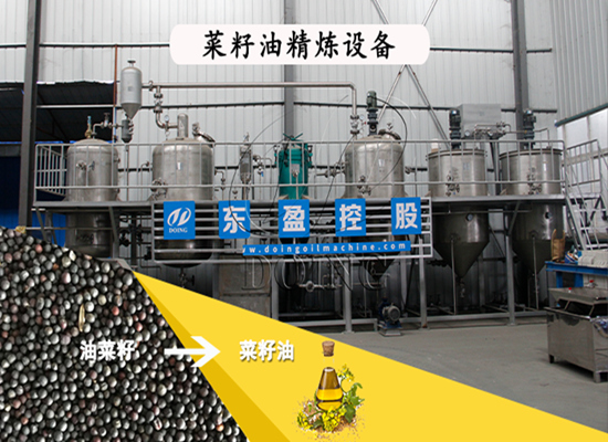 菜籽油精煉設備讓菜籽油食用更放心